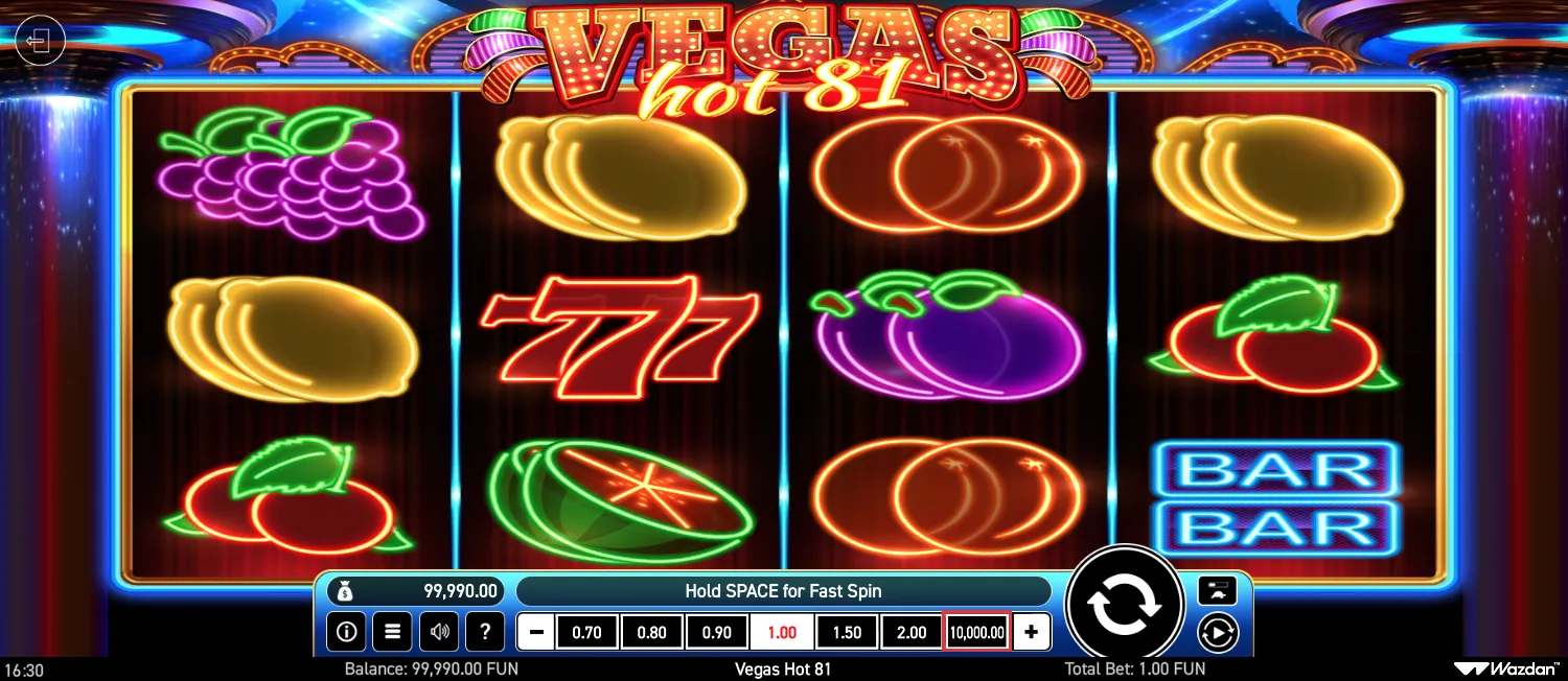 Vegas Hot 81 screen 2