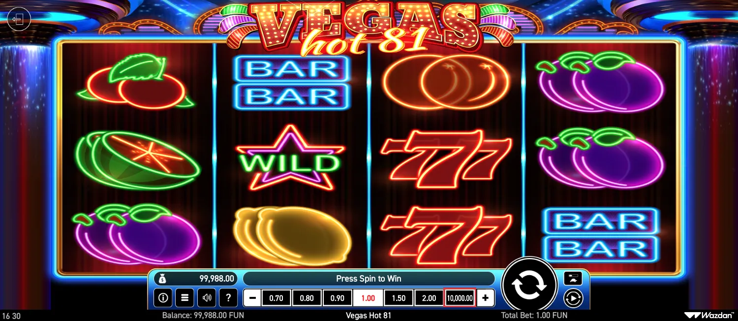 Vegas Hot 81 screen 4