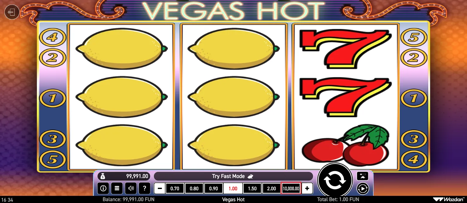 Vegas Hot Demo Play 