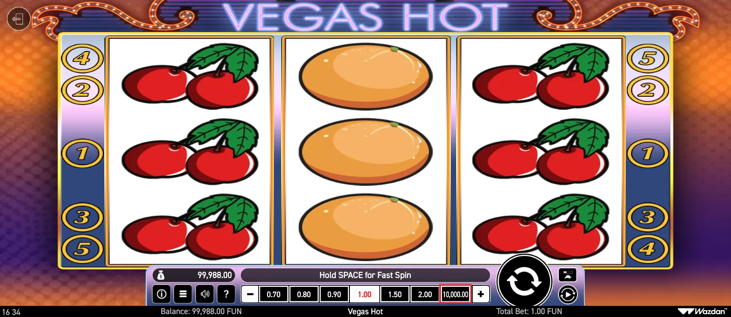 Vegas Hot screen 4