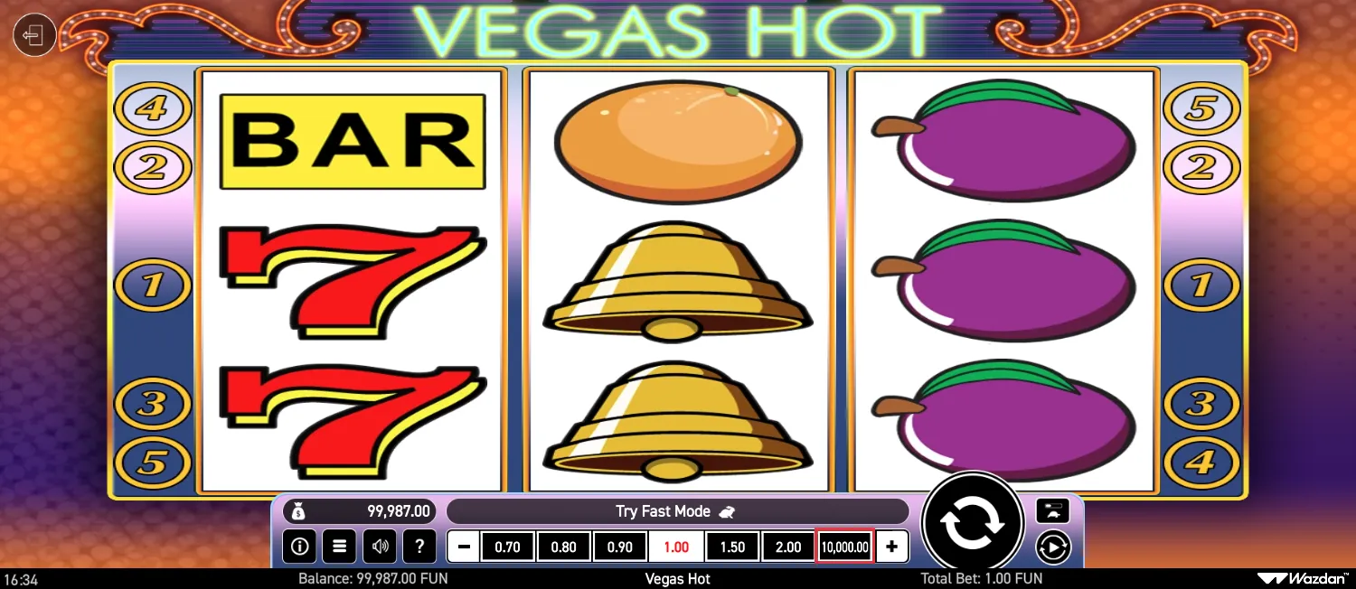 Vegas Hot screen 5