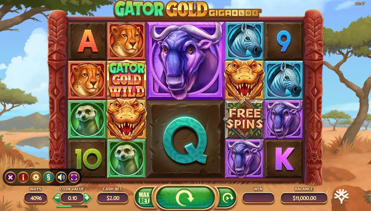 Gator Gold Gigablox Demo Play 