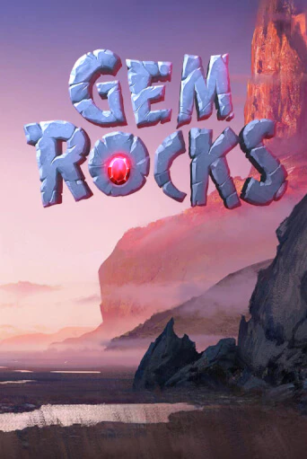 Gem Rocks Slot Game Logo by Yggdrasil