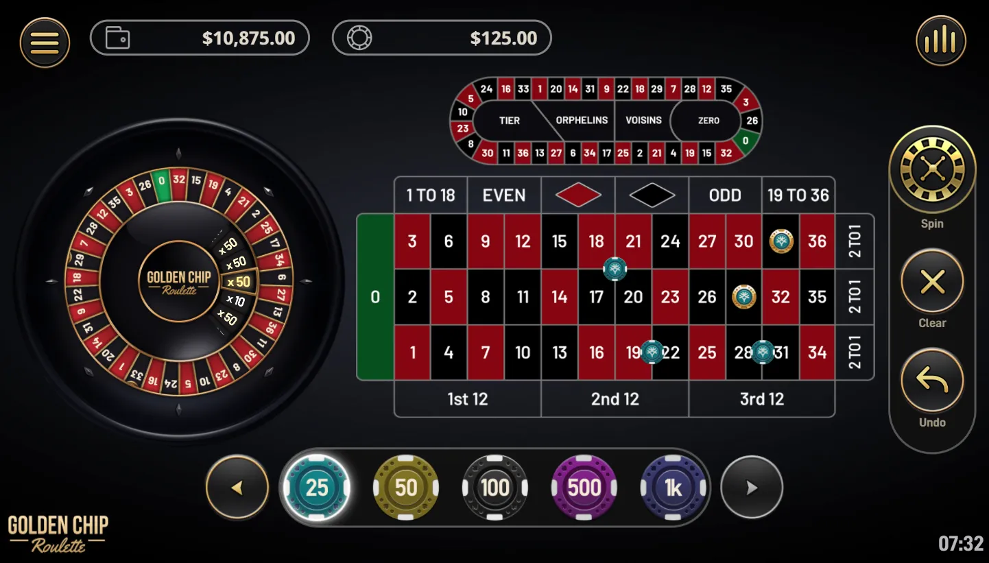 Golden Chip Roulette Demo Play 