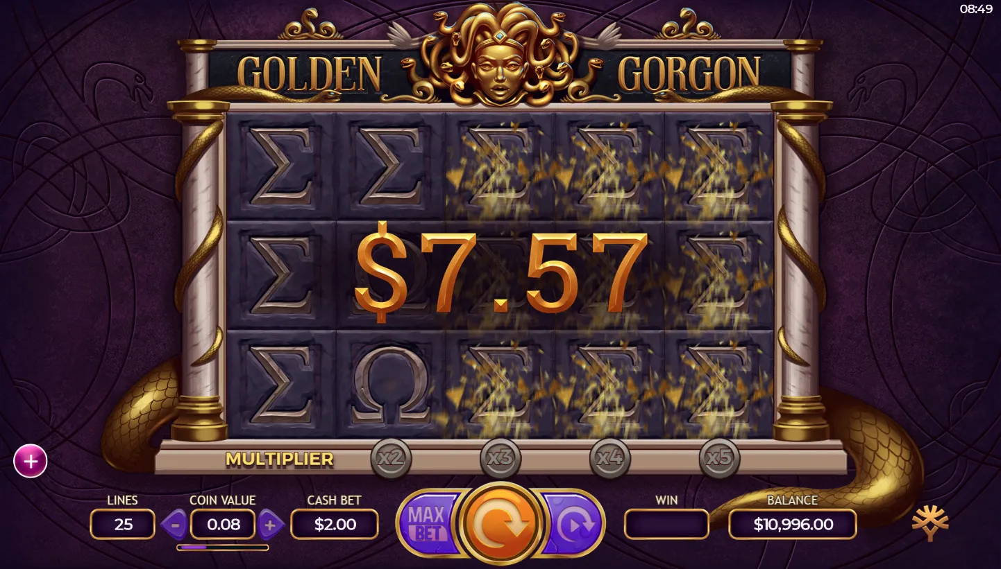 Golden Gorgon screen 2