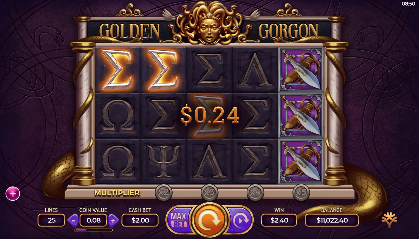 Golden Gorgon screen 5