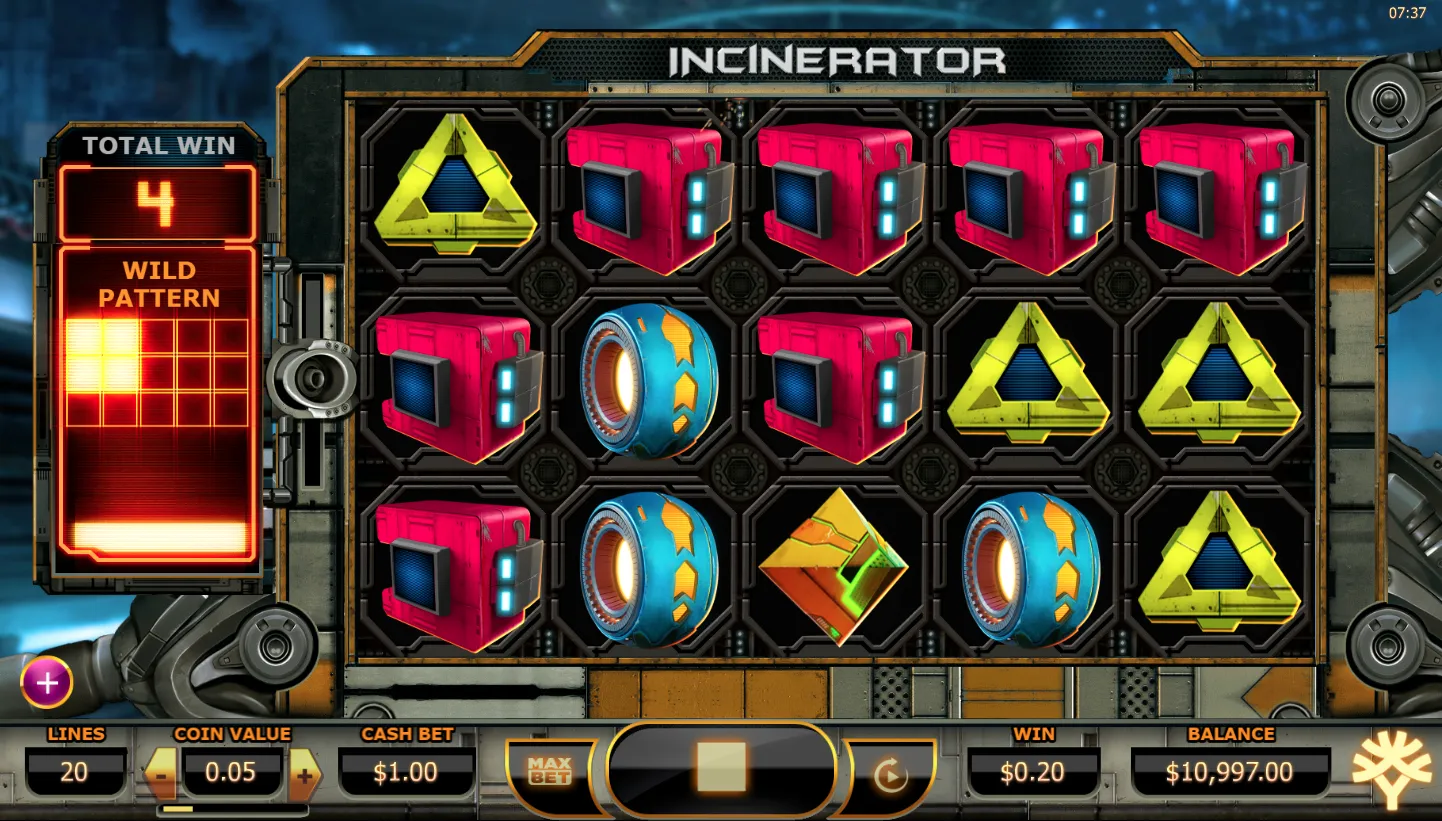 Incinerator screen 4