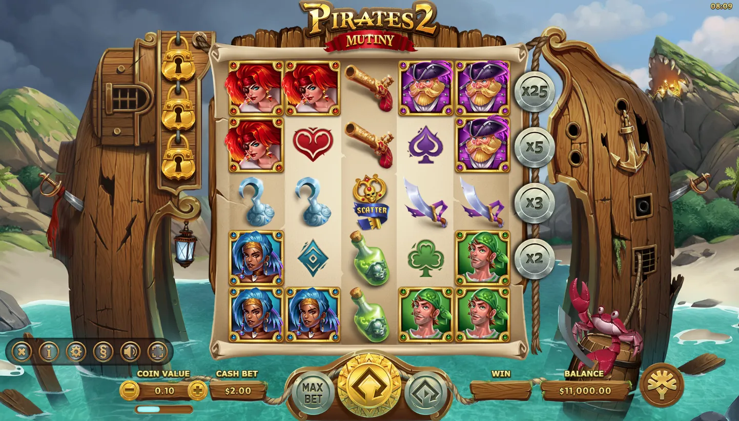 Pirates 2: Mutiny Demo Play 