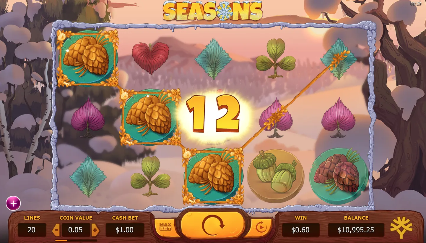 Seasons screen 4