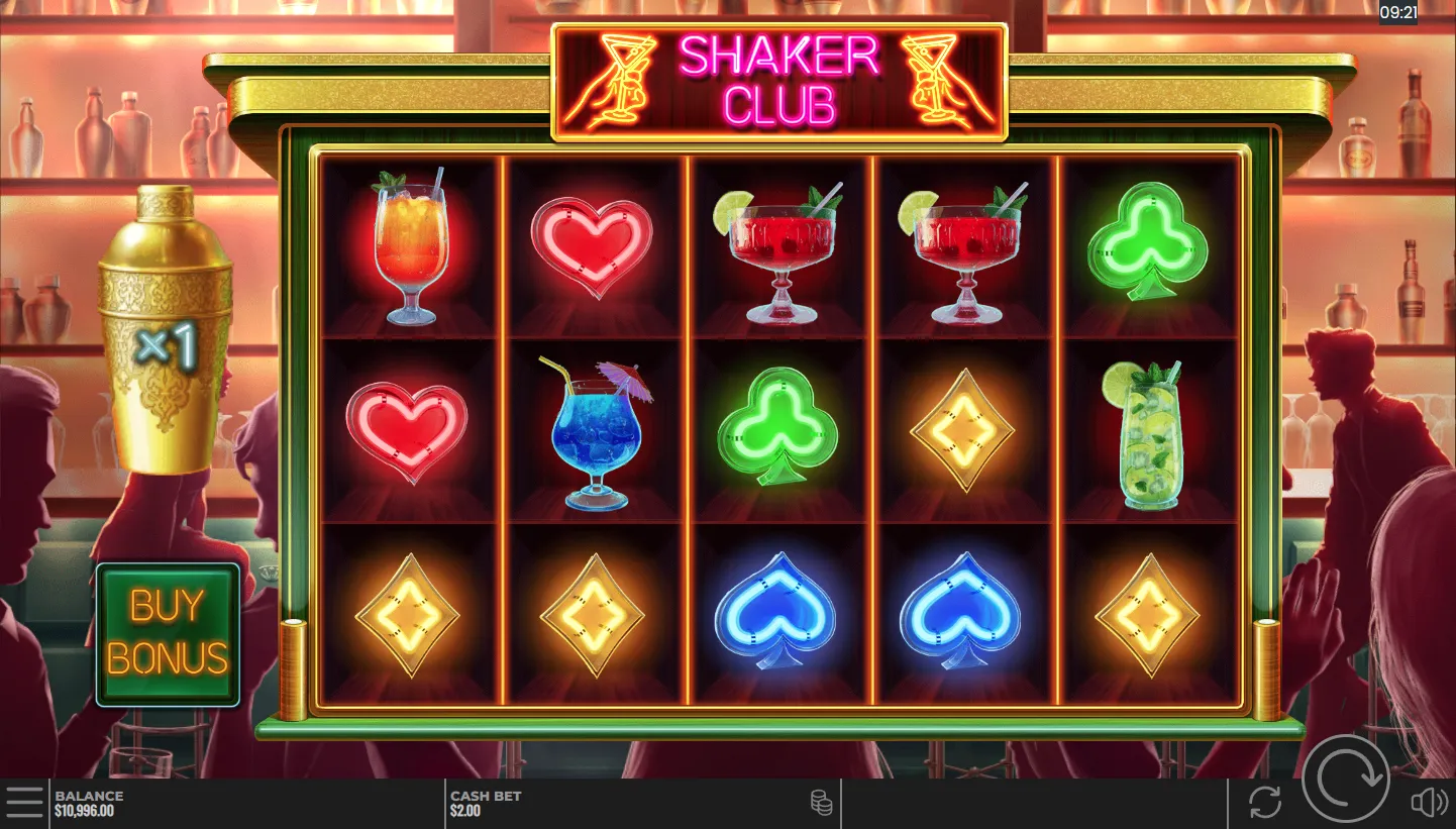 Shaker Club screen 2