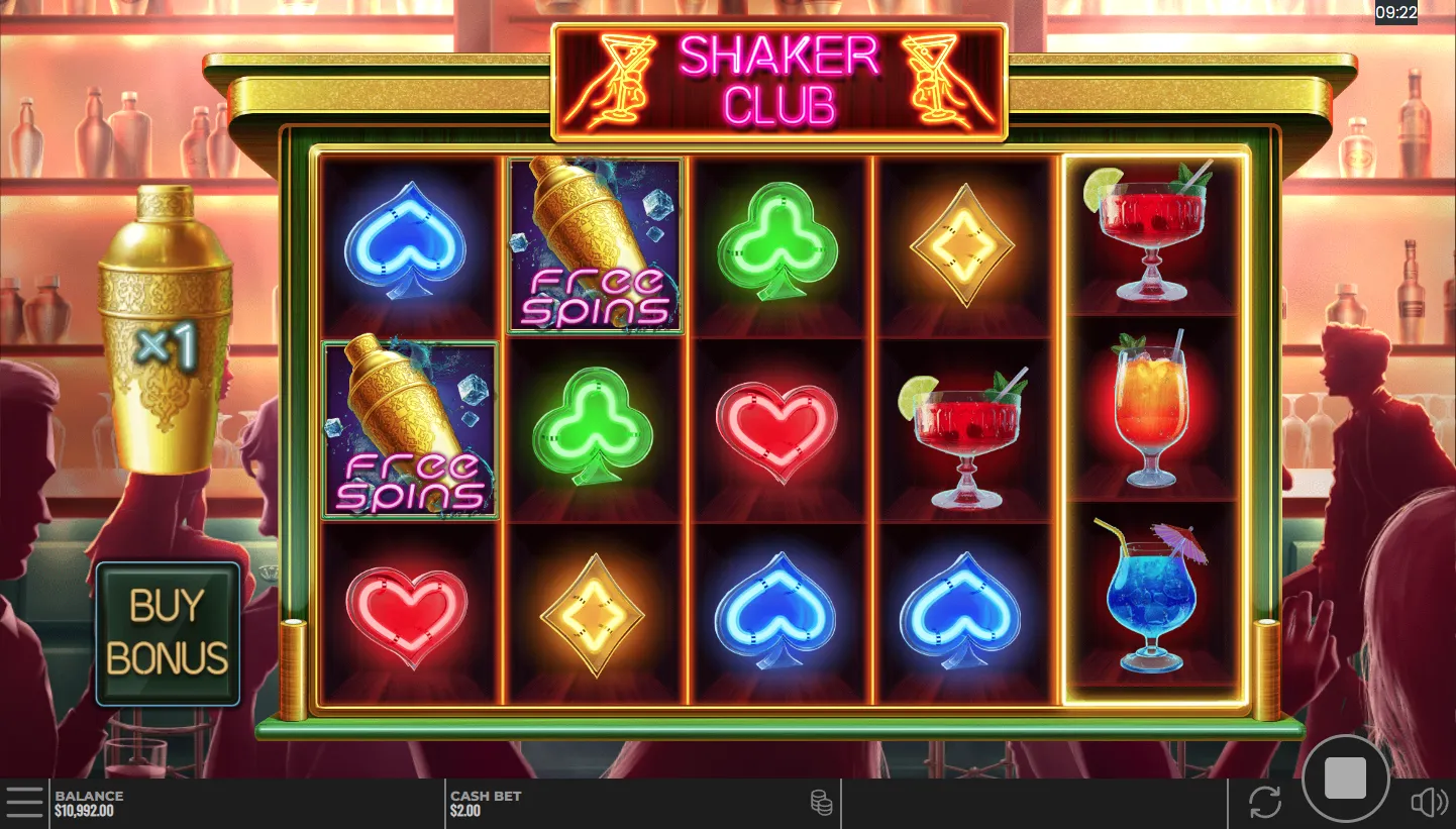 Shaker Club screen 4