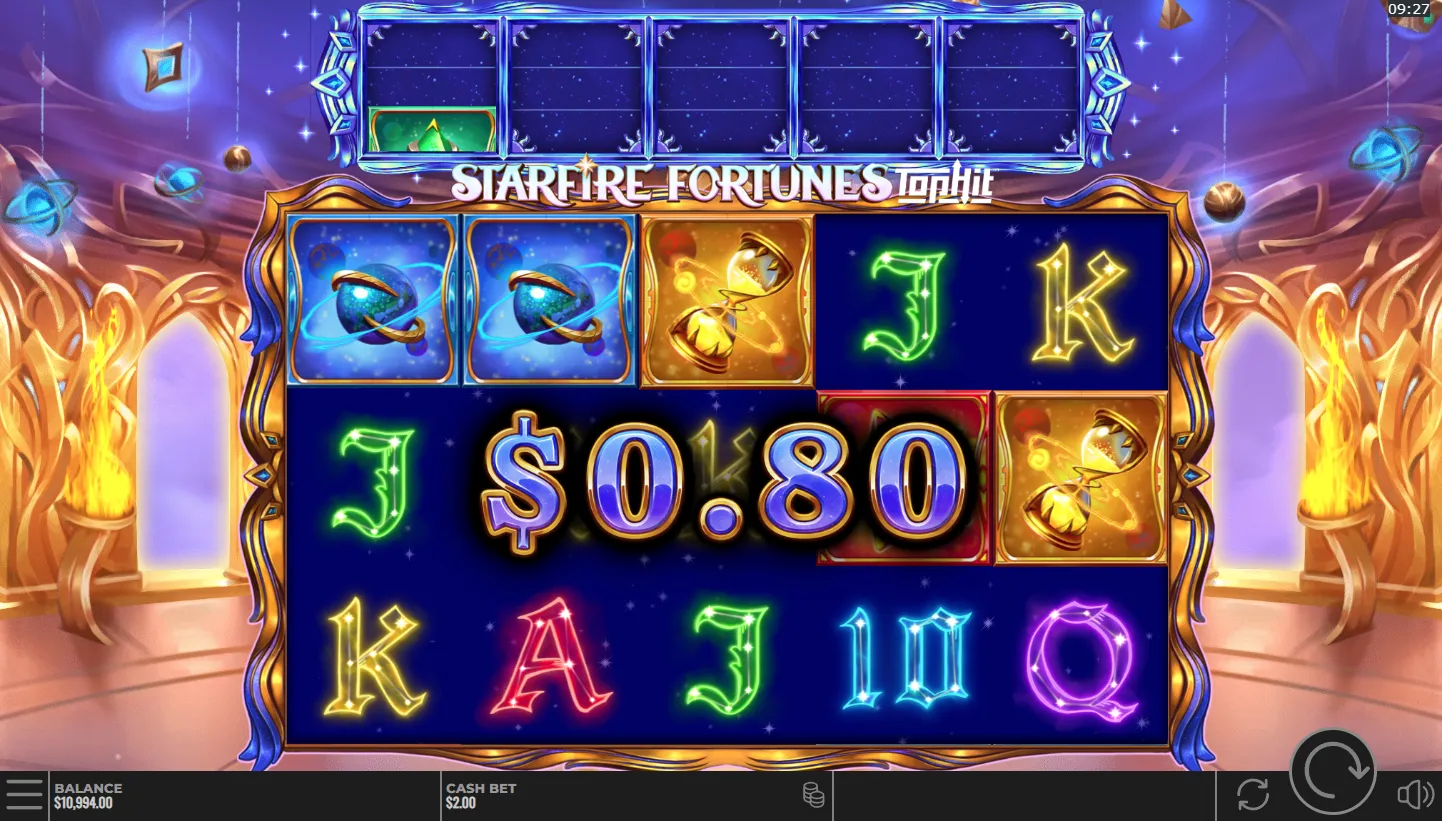 Starfire Fortunes screen 2